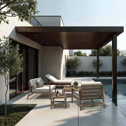 conjunto exterior completo natural